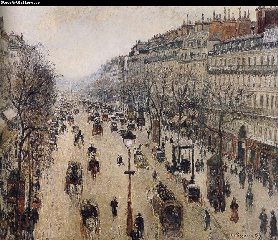 Camille Pissarro the morning the streets of